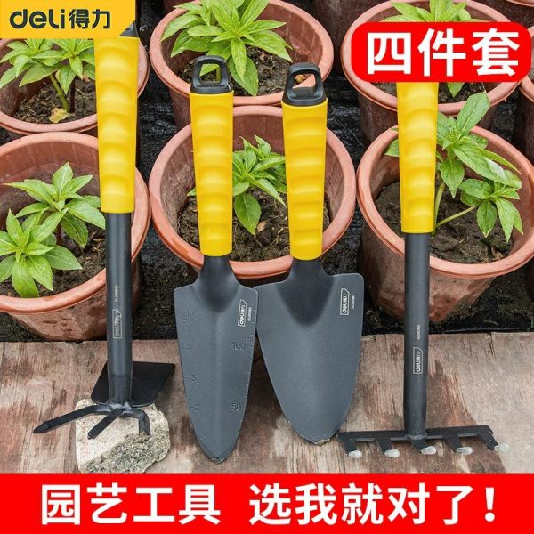 Conjunto De Ferramentas De Jardinagem Deli – Pá, Pequena Enxada E Pás Para Cultivar, Plantar Suculentas E Flores, Ideal Para Uso Doméstico E Jardinagem.  |   Ferramentas De Jardinagem Ferramentas De Jardinagem Ferramentas De Jardinagem