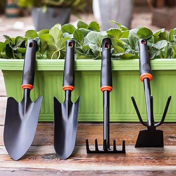 Conjunto De Ferramentas Para Jardinagem Em Casa, Incluindo Pá Para Plantar Flores E Vegetais, Sementes De Couve-De-Bruxelas Preta, Com Quatro Bases Para Proteção Contra Insetos.  |   Ferramentas De Jardinagem Ferramentas De Jardinagem Ferramentas De Jardinagem